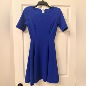 Bar III Royal Blue Textured Mini Dress